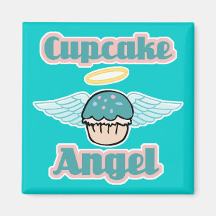 Aimant ange cupcake