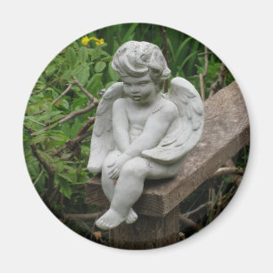 Aimant Ange de jardin