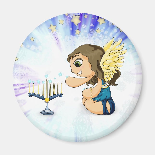 Aimant Ange de Menorah (Devant)