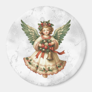 Aimant Ange de Noël Vintage