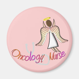 Aimant Ange d'infirmière d'oncologie
