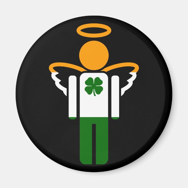 Aimant ange irlandais. (Devant)