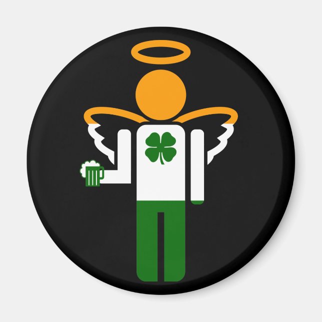 Aimant ange irlandais. (Devant)