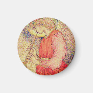 Aimant Ange jouant d'un flageolet