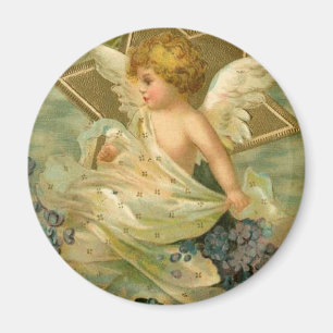 Aimant Ange joyeux vintage de Noël