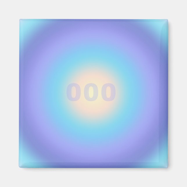 Aimant Angel Numéro 000 - Croissance infinie et début fra (Devant)