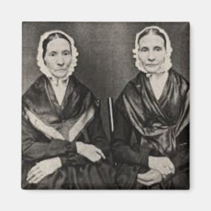 Aimant Angelina et Sarah Grimke soeurs ERA Suffrage