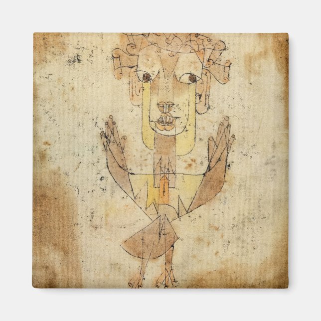 Aimant Angelus Novus par Paul Klee (Devant)