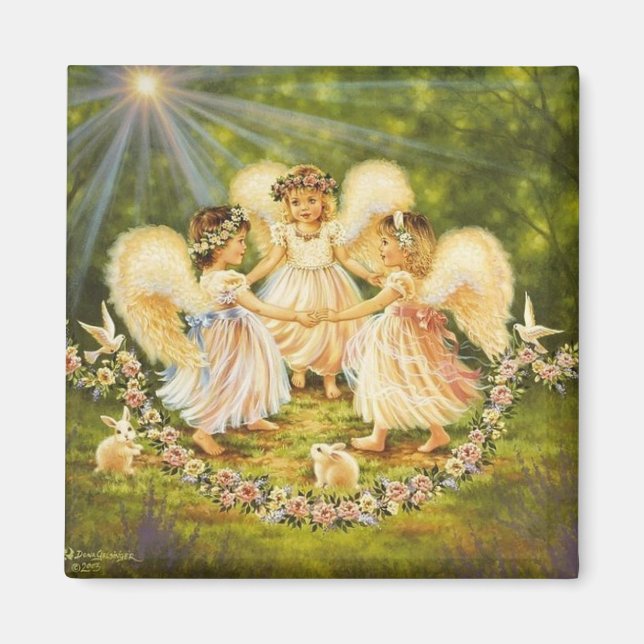 Aimant Anges dansant l'aimant (Devant)
