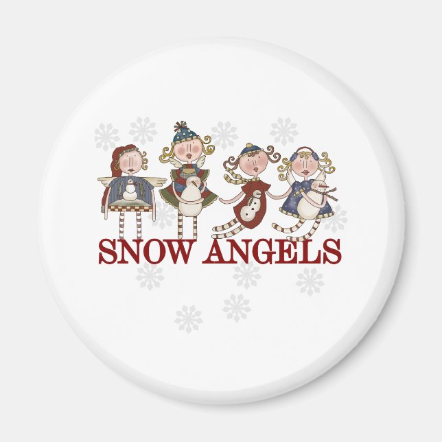 Aimant Anges de neige (Devant)