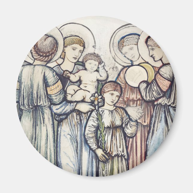 Aimant Anges et Enfants par Sir Edward Burne-Jones (Devant)