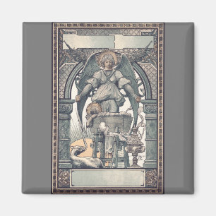 Aimant Anges gardiens avec l'enfant Jésus