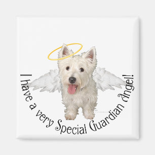 Aimant Anges gardiens des Westie