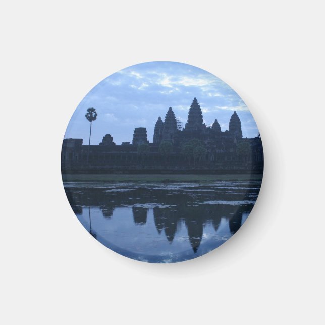 Aimant angkor ce qui reflète bleu (Devant)