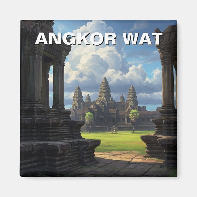 Aimant Angkor Wat Cambodge (Devant)