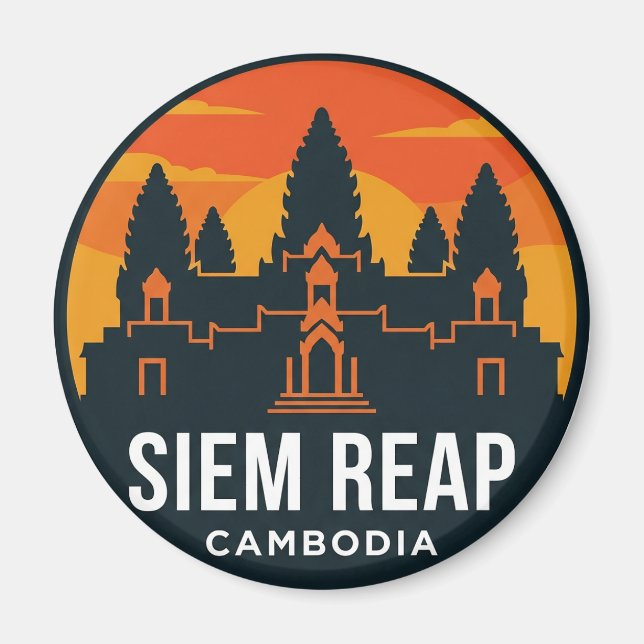 Aimant Angkor Wat Cambodge (Devant)