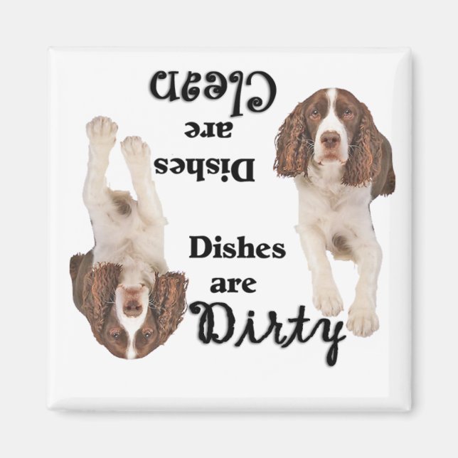 Aimant Anglais Springer Spaniel Amateurs de lave-vaissell (Devant)