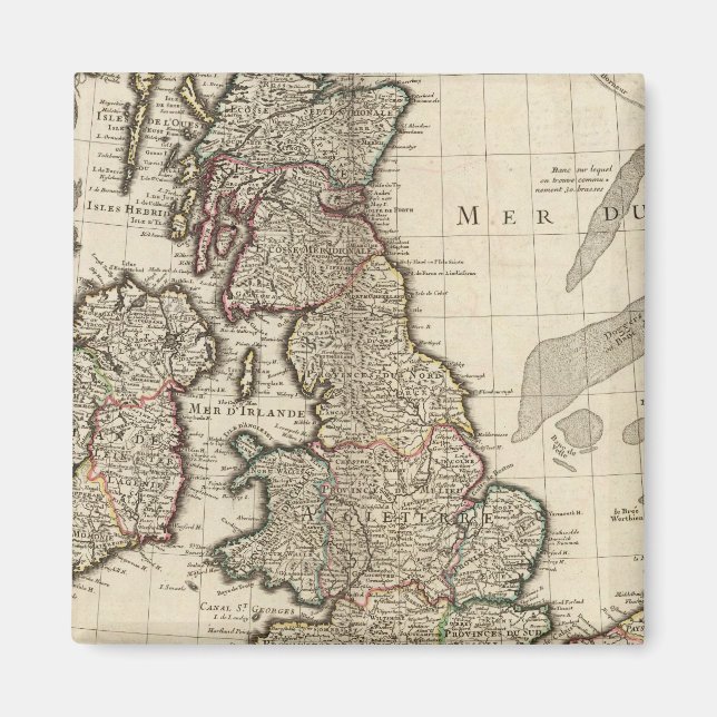 Aimant Angleterre, Ecosse, Europe (Devant)