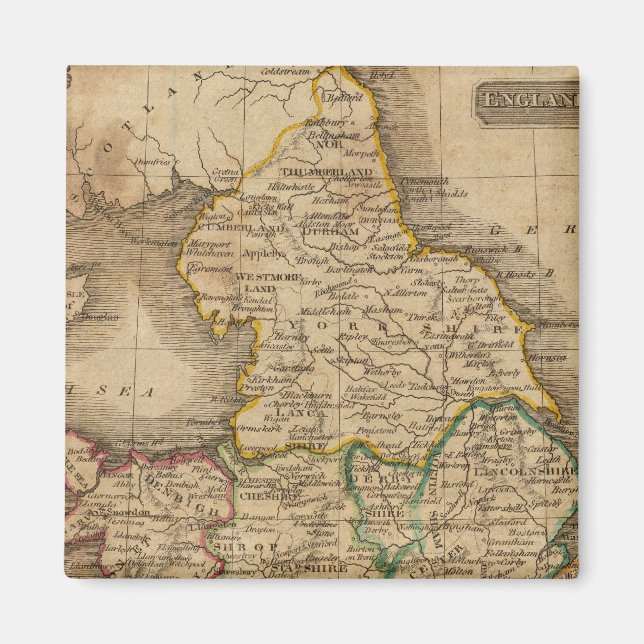 Aimant Angleterre et Pays de Galles 4 (Devant)