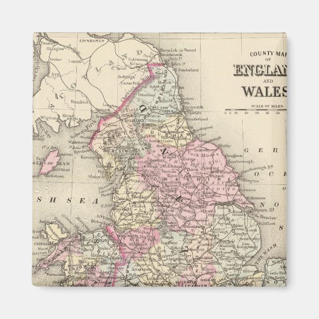 Aimant Angleterre, Pays de Galles 5 (Devant)