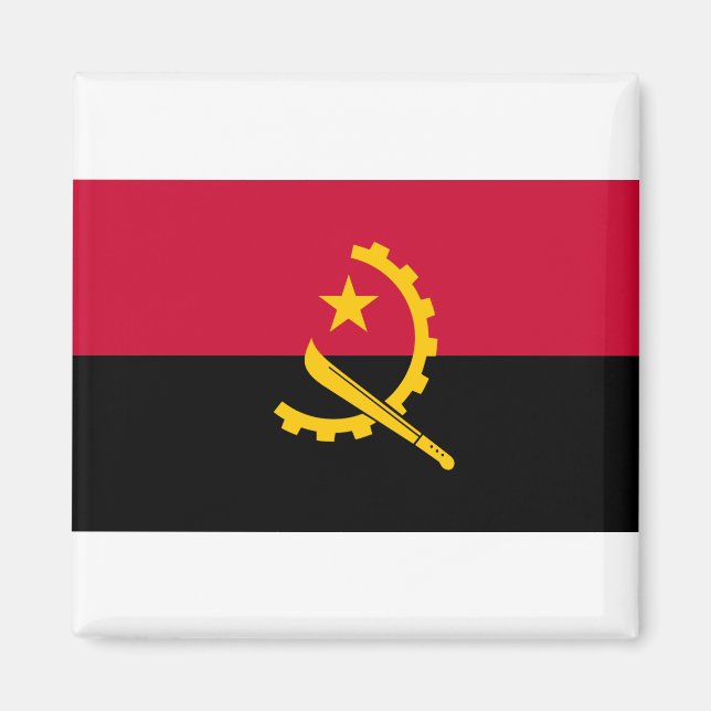 Aimant Angola Flag (Devant)