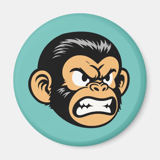 Aimant Angry Ape (Devant)