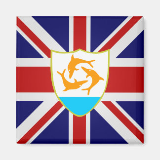 Aimant Anguilla Drapeau de haute qualité