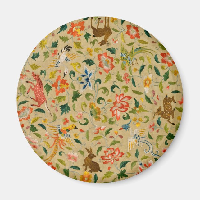 Aimant Animal Antique Cheval Oiseau Deer Rabbit (Devant)