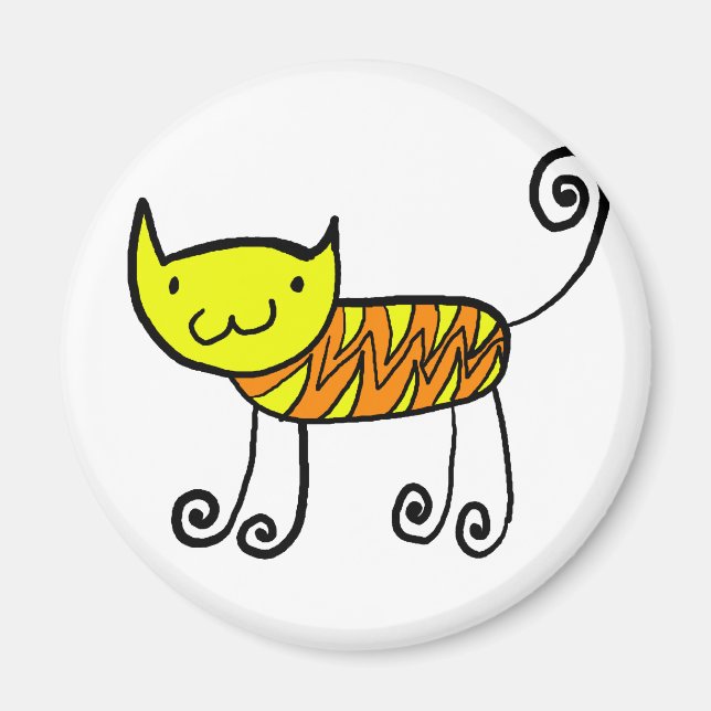 Aimant animal de dessin mignon (Devant)