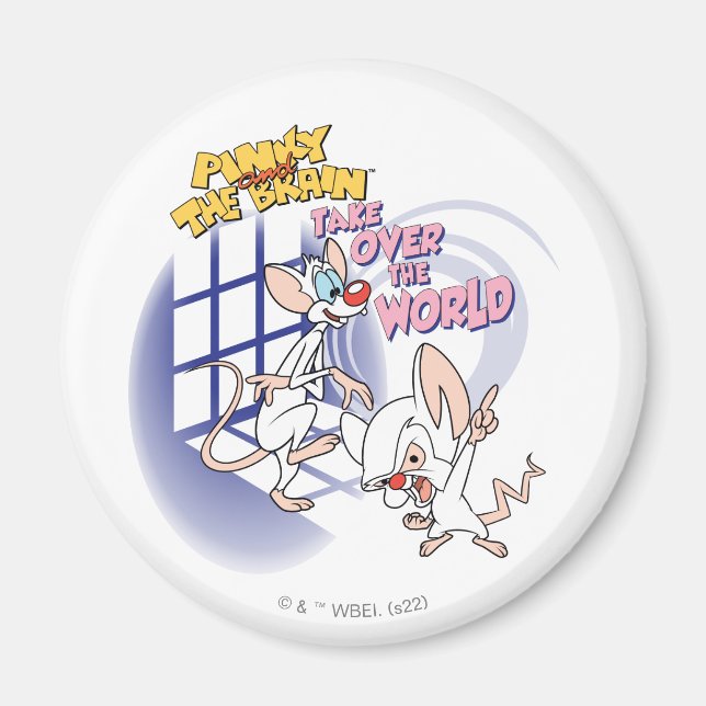 Aimant Animaniacs | Reprendre Le Monde Graphique (Devant)