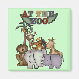Aimant Animaux aux T-shirts et aux cadeaux de zoo