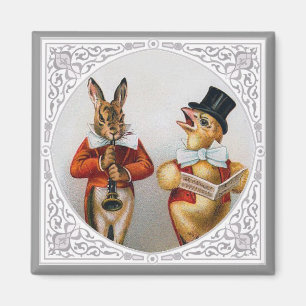 Aimant Animaux chanteurs anthropomorphiques