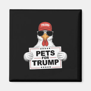 Aimant Animaux de compagnie pour les poules Trump soutien