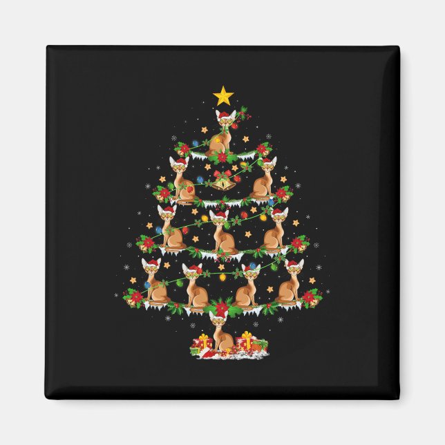 Aimant Animaux de compagnie Xmas éclat Père Noël A (Devant)