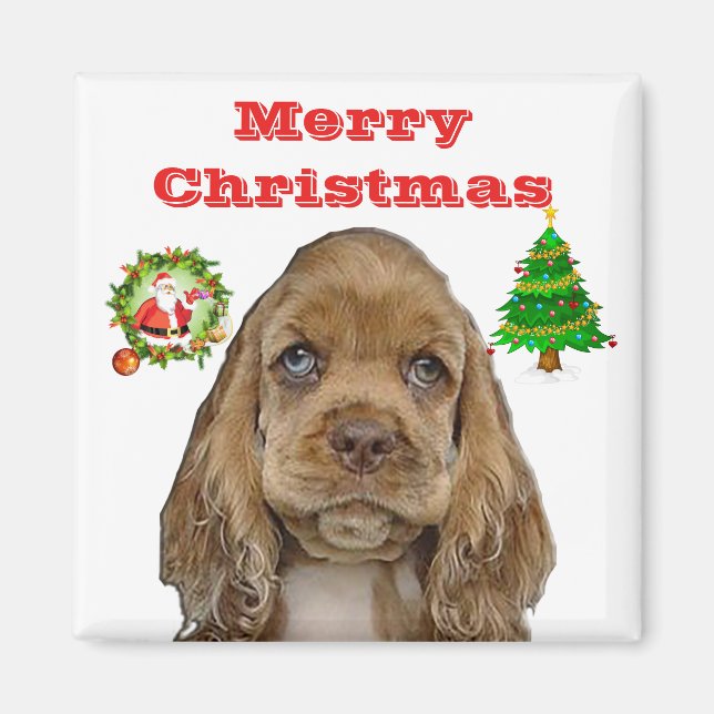 Aimant Animaux de Noël (Devant)