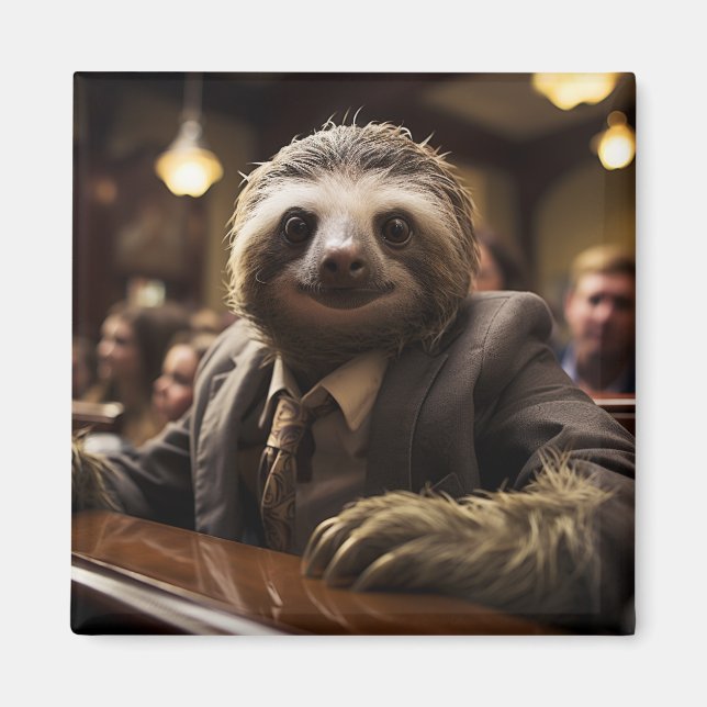 Aimant Animaux distingués de la Cour #8 (Devant)