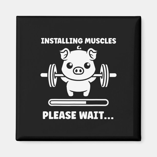 Aimant Animaux Installation Muscles Fitness Musculation P (Devant)