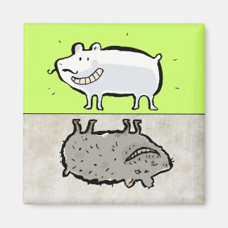 Aimant animaux propres/sales (lave-vaisselle)