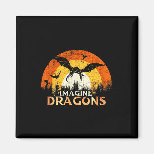 Aimant Anime Kawaii Imaginaire Mythique Dragons Imagine V