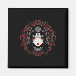 Aimant Anime Manga Motif Mandala Illustration Anime 1