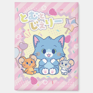 Aimant Anime Tom et Jerry Strawberry Fun