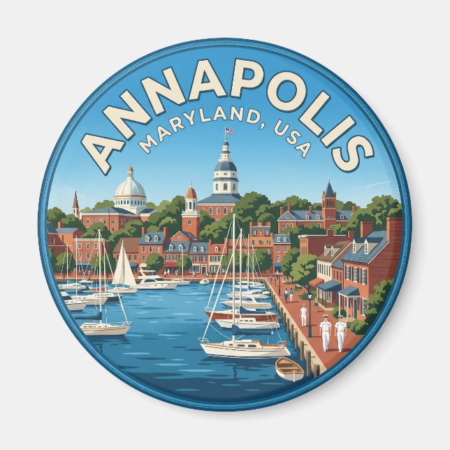 Aimant Annapolis Maryland (Devant)