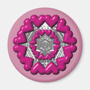 Aimant Anneau des Coeurs Valentine