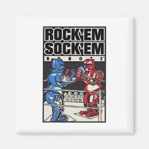 Aimant Anneaux de boxe de robots Rock'em Sock'em