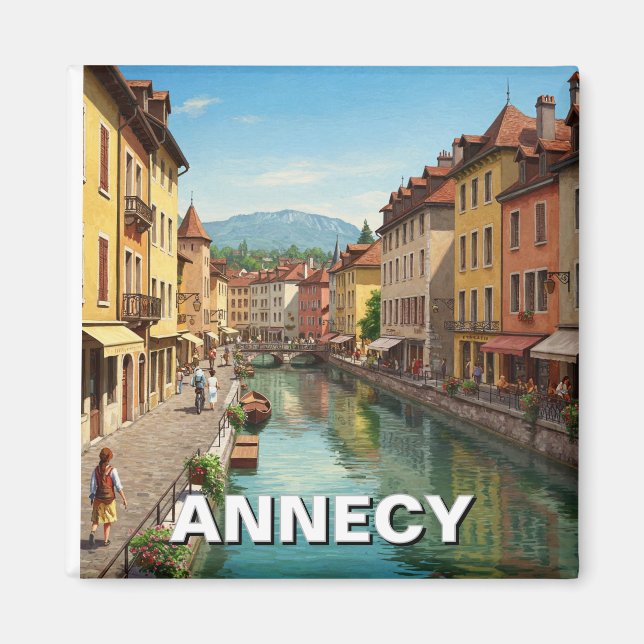 Aimant Annecy France (Devant)
