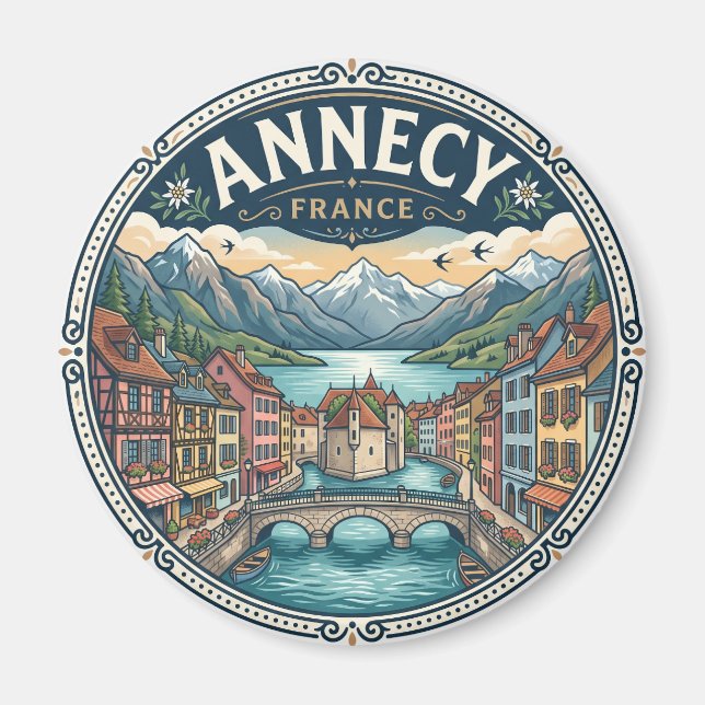 Aimant Annecy France (Devant)