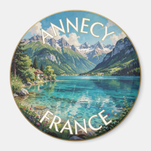 Aimant Annecy France Lac Alpin Turquoise Scène de voyage