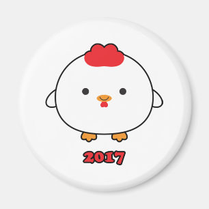 Aimant Année de l'aimant 2017 de coq