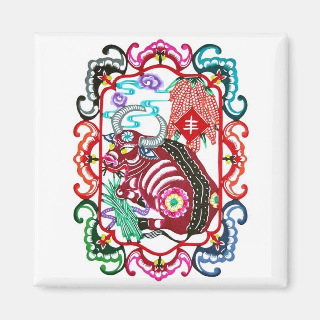 Aimant Année de l'OX (Devant)