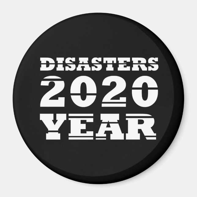 Aimant Année des catastrophes de 2020 (Devant)